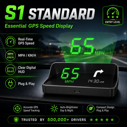 Head-Up Display (HUD) Car GPS Digital Speedometer