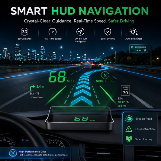 Head-Up Display (HUD) Car GPS Digital Speedometer